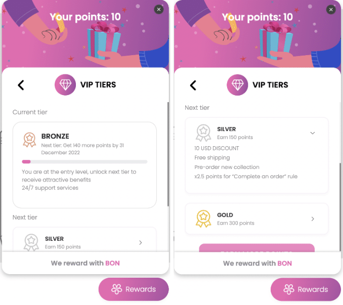 How customers see the VIP program​