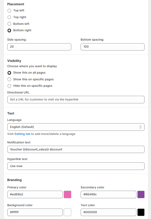 Customize the branding
