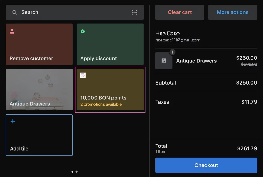 Use BON Loyatly toreward in-store customers