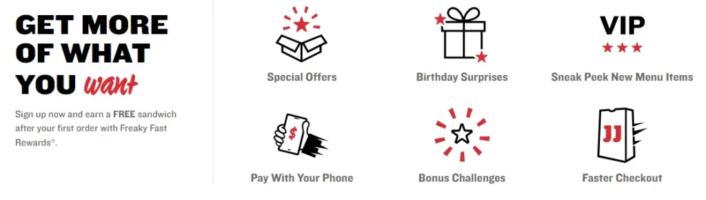 The benefits of joining the Jimmy John's rewards program