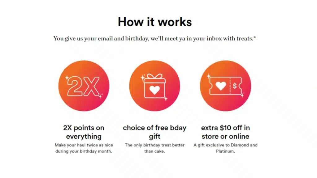 Ulta Beauty Rewards have double-point days
