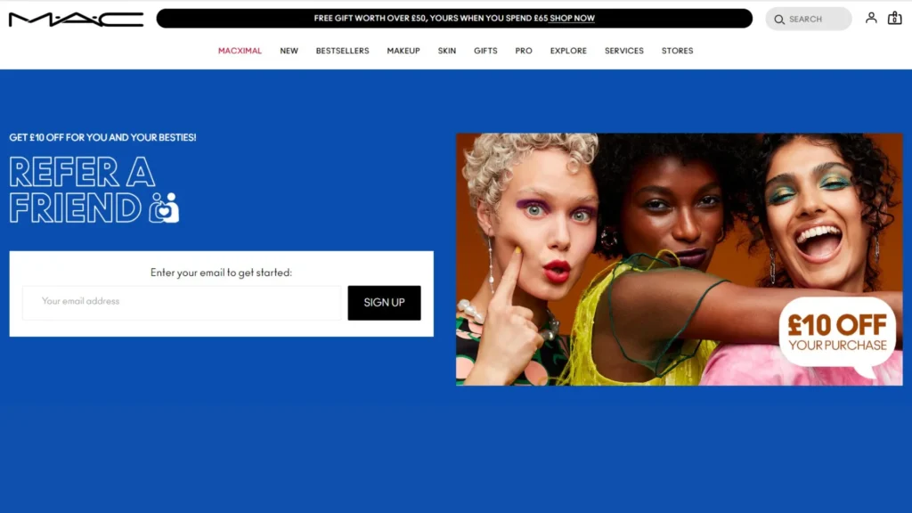 M.A.C referral program