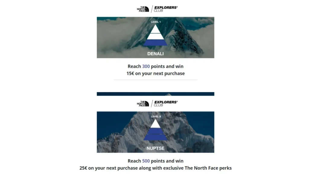 The North Face Xplorers Club’s benefits