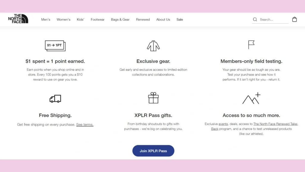 The North Face XPLR Pass’s benefits.