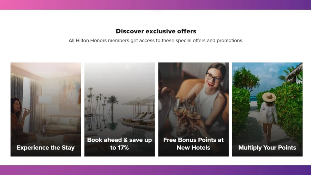 Hilton Honors’s benefits.