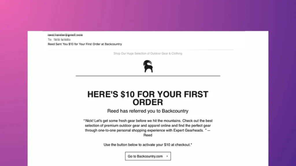 Introduce members to your referral program.